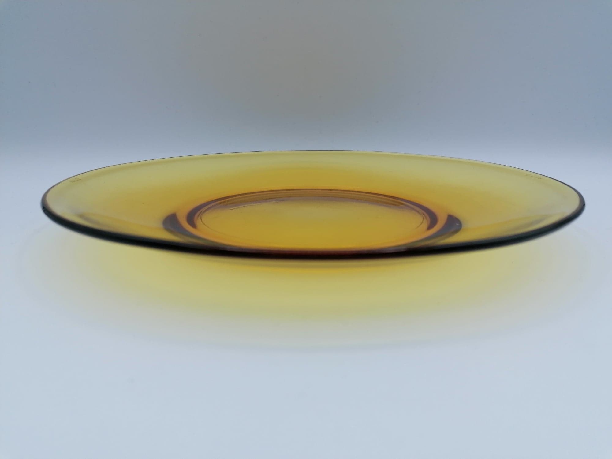 Vintage yellow plates