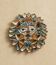 Ceramic sun mask, Roland Zobel, The Cyclades Anduze