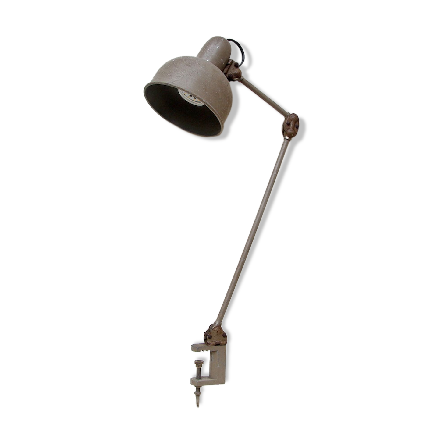 Articulated workshop lamp