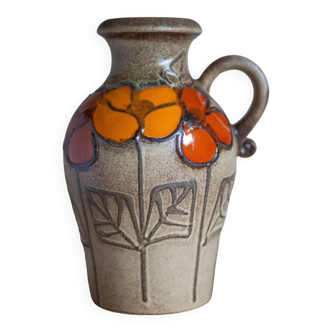 Scheurich ceramic vase Keramik West Germany, decorative vase, flower pot, handle vase, collectio