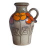 Vase céramique scheurich Keramik West Germany , vase décoratif, pot à fleurs, vase à anse, collectio