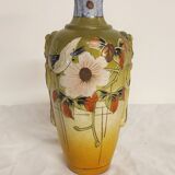 "Art Deco" vase of painted ceramics. Barcelona, Spain 1930s.