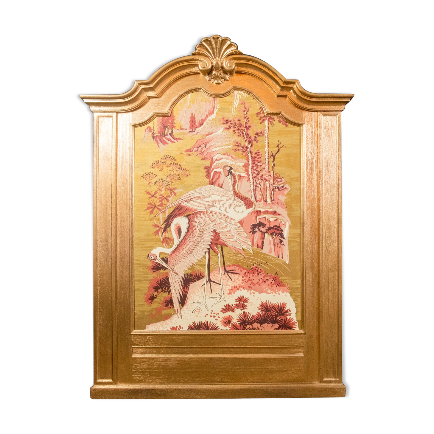Panneau mural Flamant rose 1970