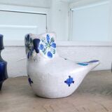 Owl ceramic by Aldo Londi for Bitossi rare 1950