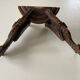 Paire d’appliques dragons ailés en bois sculpté