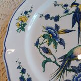 Set of 6 Villeroy and Boch Phoenix Blue dinner plates