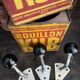 Old vintage black Bakelite ball hooks