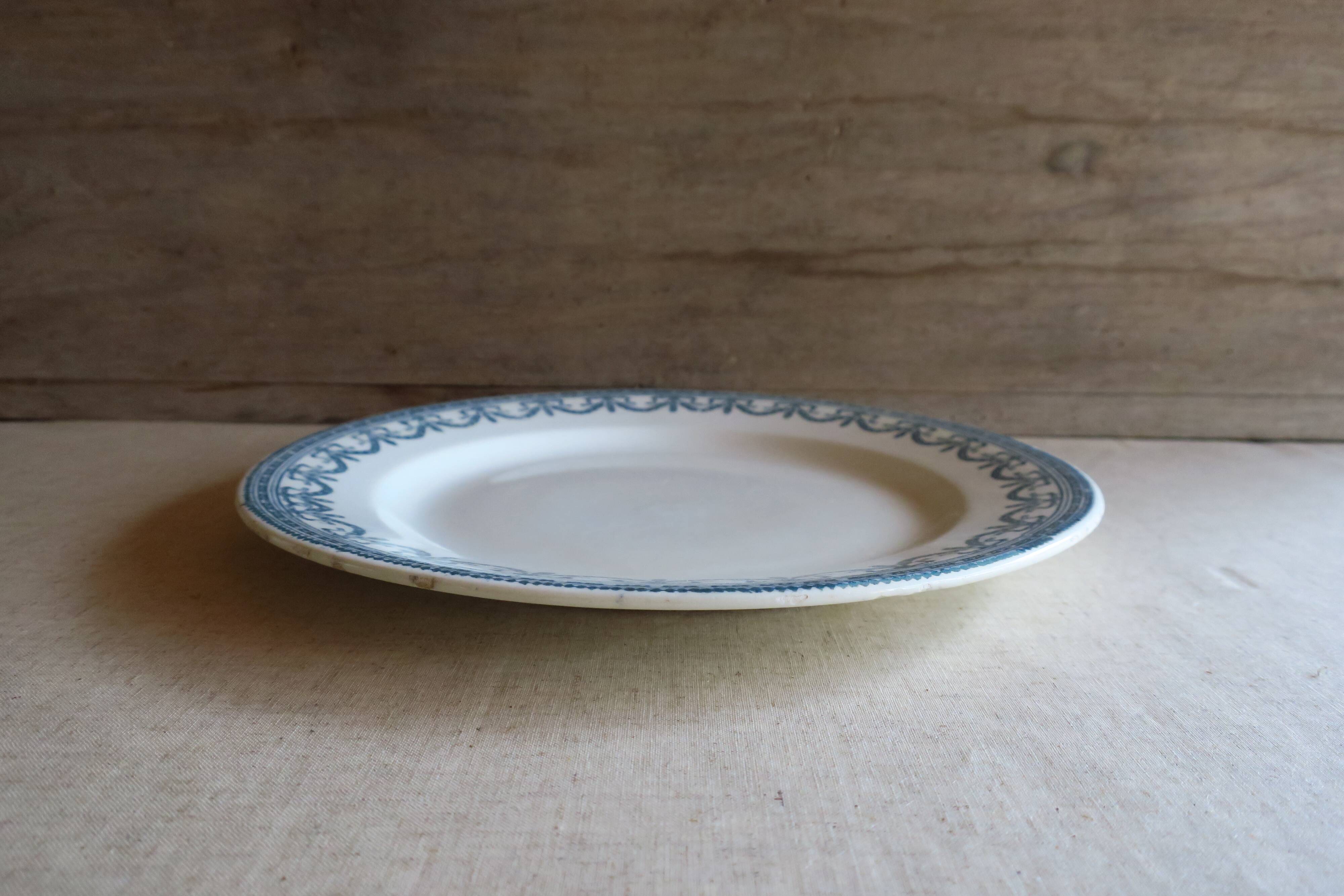 Antique ironstone plate