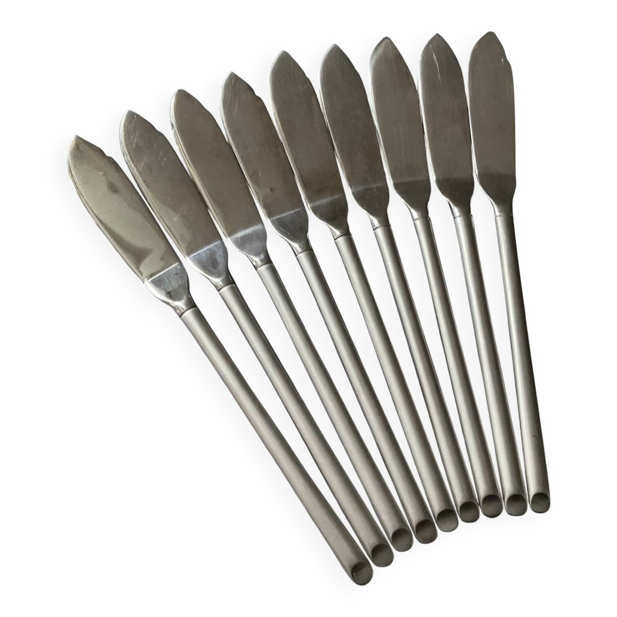 Series 9 fish knives "Futura" in 18/10 stainless steel