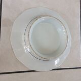 6 octagonal plates and deep dish