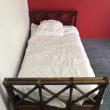 Single bed in bamboo