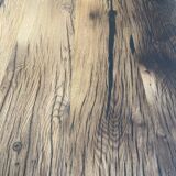 Table industrielle en bois