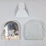 Pair of vintage Prisma wall lights, space age Memphis 80s, bedside night light