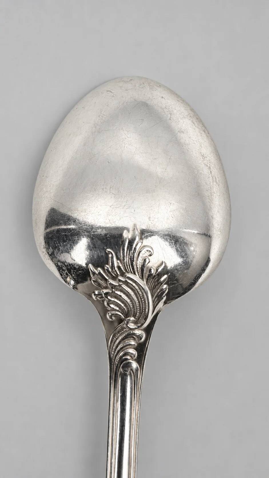 Twelve large Christofle Marly table spoons, silver-plated.