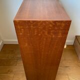 60's wooden shoe cabinet