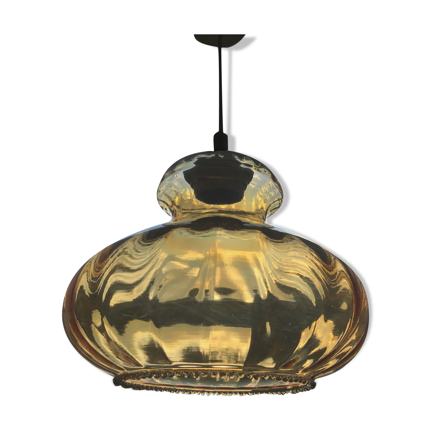 Vintage blown glass hanging