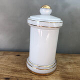 Ancien pot à pharmacie en opaline