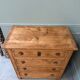 Commode ancienne campagnarde en pin massif (rénovée)