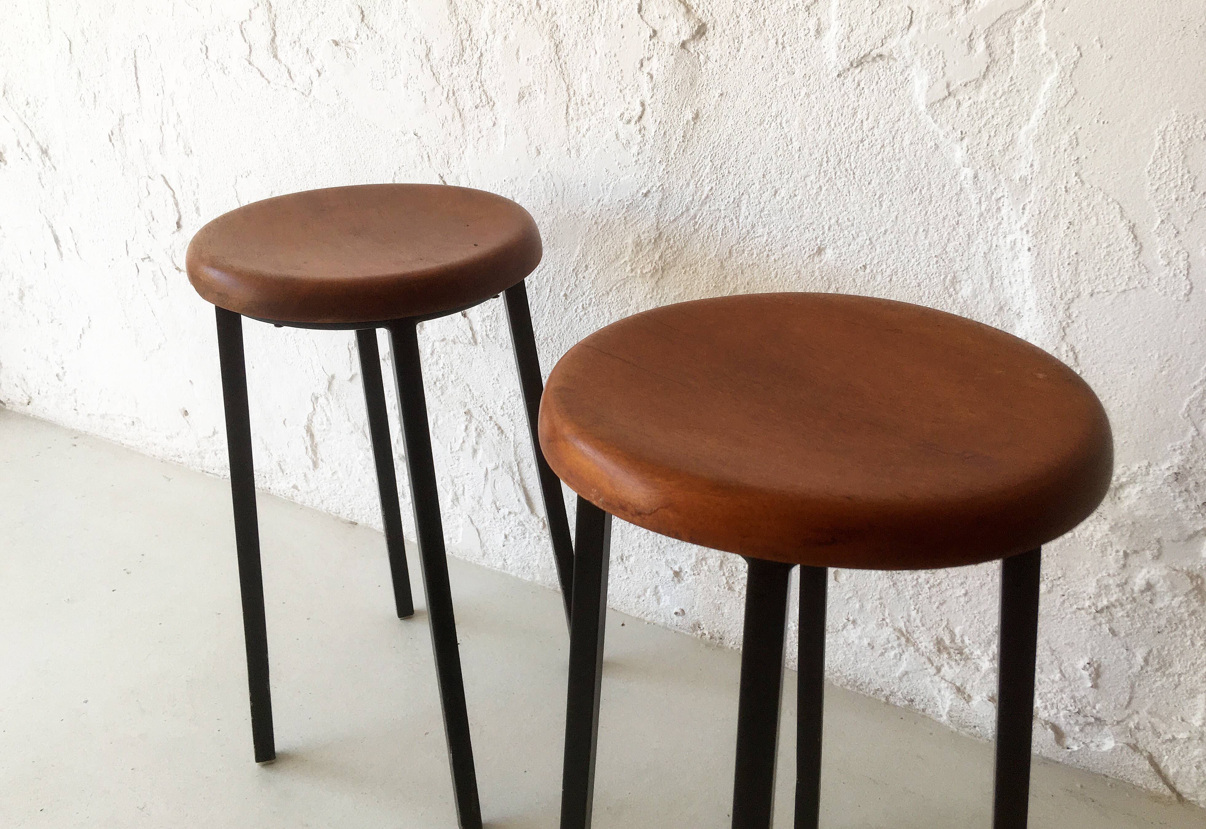 Industrial stool, Dutch design, 1960s