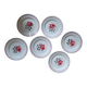 Lot #1 of 6 Germaine de Badonviller dessert plates