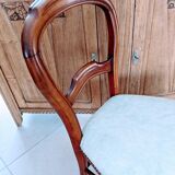 Louis Philippe chair sitting fabric