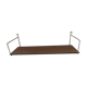 Etagère en métal doré et placage formica années 50 60
