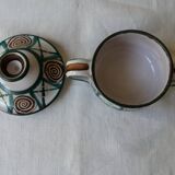 Pot couvert sucrier signed r.p. robert picault Vallauris