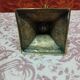 Art Deco brass candle holder