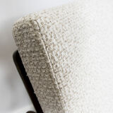 Pair of Restored Beige B-7522 armchairs by Zenon Bączyk, 1960’s