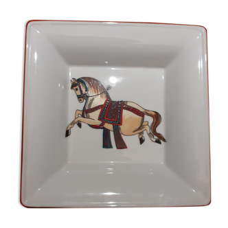 Vide poche porcelaine cheval