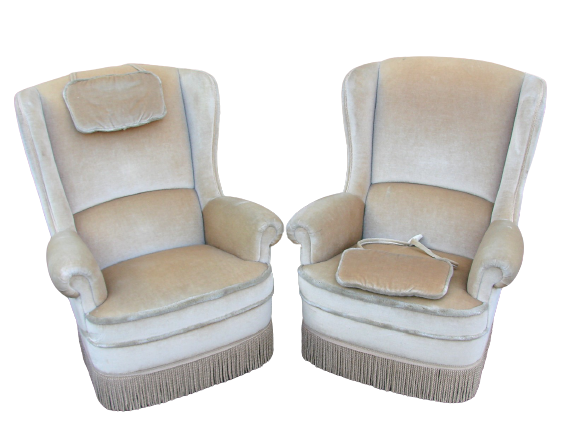 A pair of uszak armchairs, 70’s