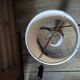 Bedside desk lamp base alabaster lampshade pearl
