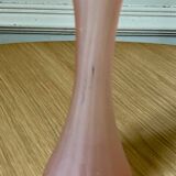 Pink polished glass vase