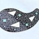 Kidney-shaped coffee table with mosaic top, 1950s