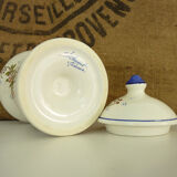 Ex-Ruscus apothecary pot in st Clement's earthenware