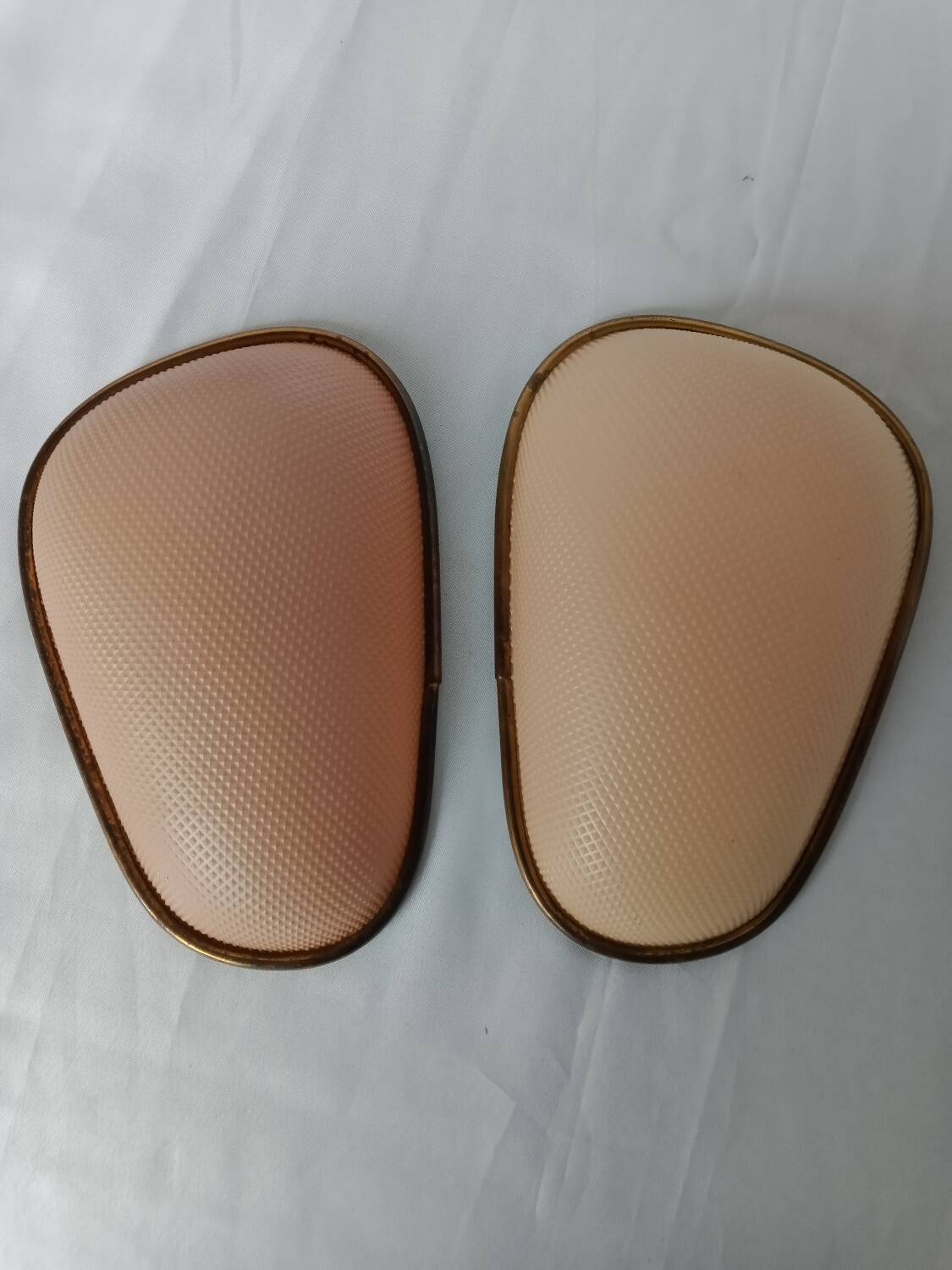 50s wall lights in expanded metal