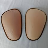 50s wall lights in expanded metal