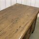 19th century Breton oak storage bench