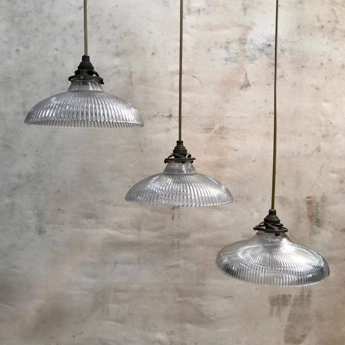 Set of 3 suspensions Holophane