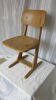 child's chair light wood design
