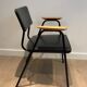 Paire de fauteuils laqués noirs modèle "M" de Pierre Guariche, vers 1950