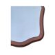 Beautiful wooden mirror with original shape