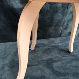 White art deco pedestal table