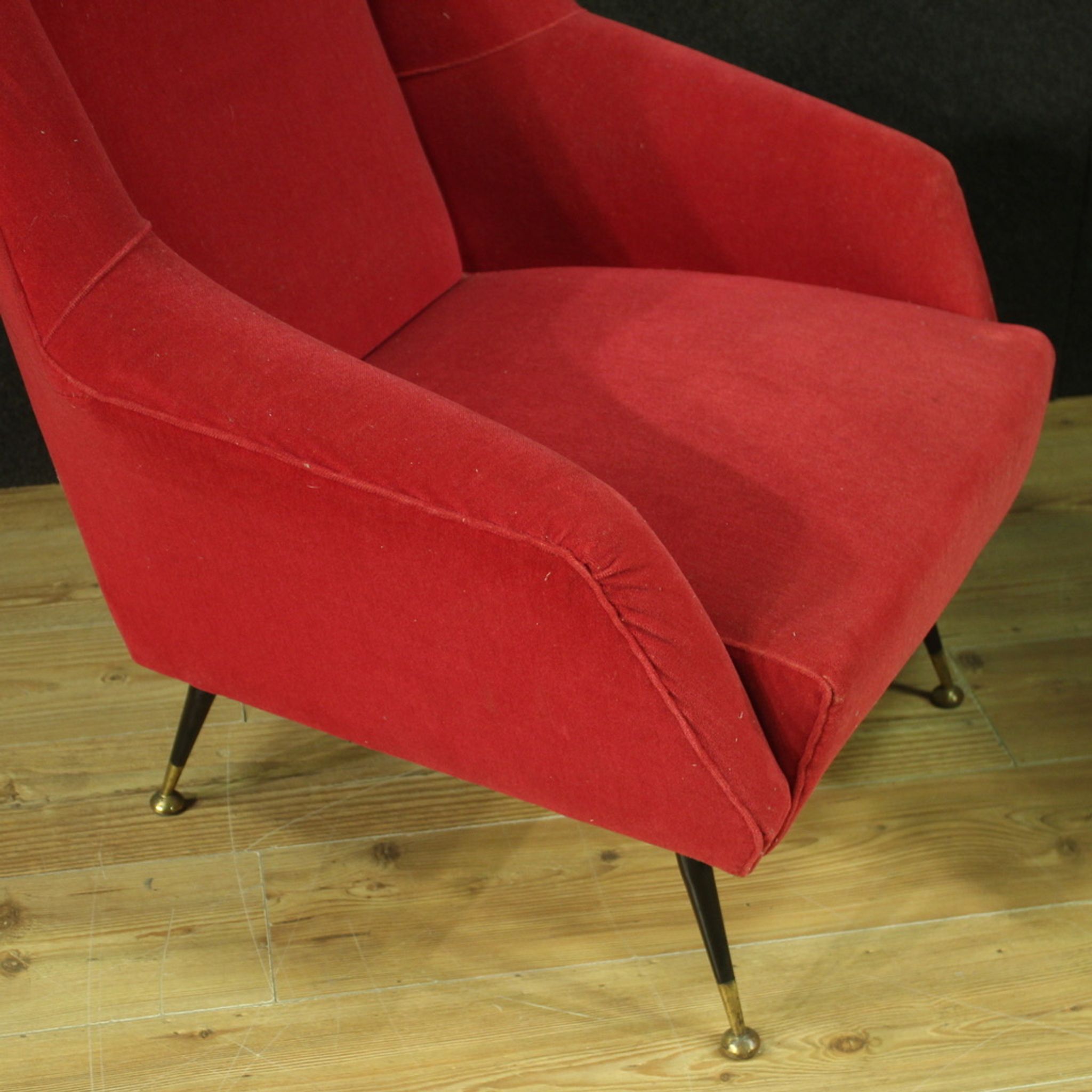 Paire de fauteuils italiens des années 60