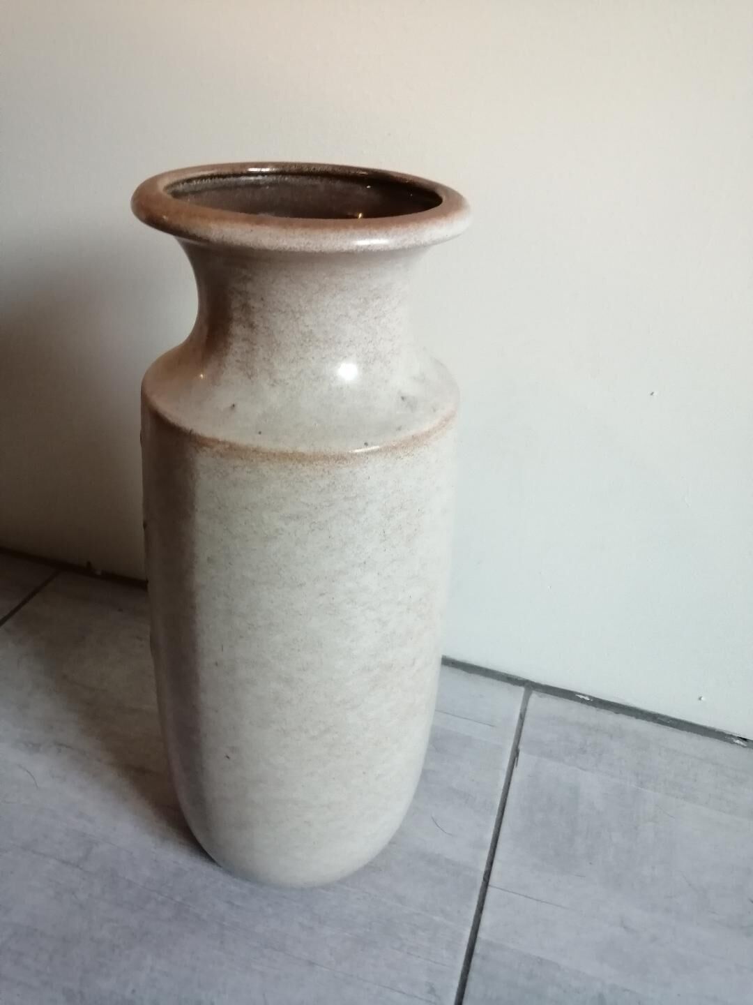 Large vase in fatty lava signed SCHEURICH