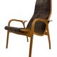 Vintage Swedish lamino armchair Yngve Ekstrom Design