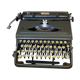 Triumph perfekt typewriter with its transport box.