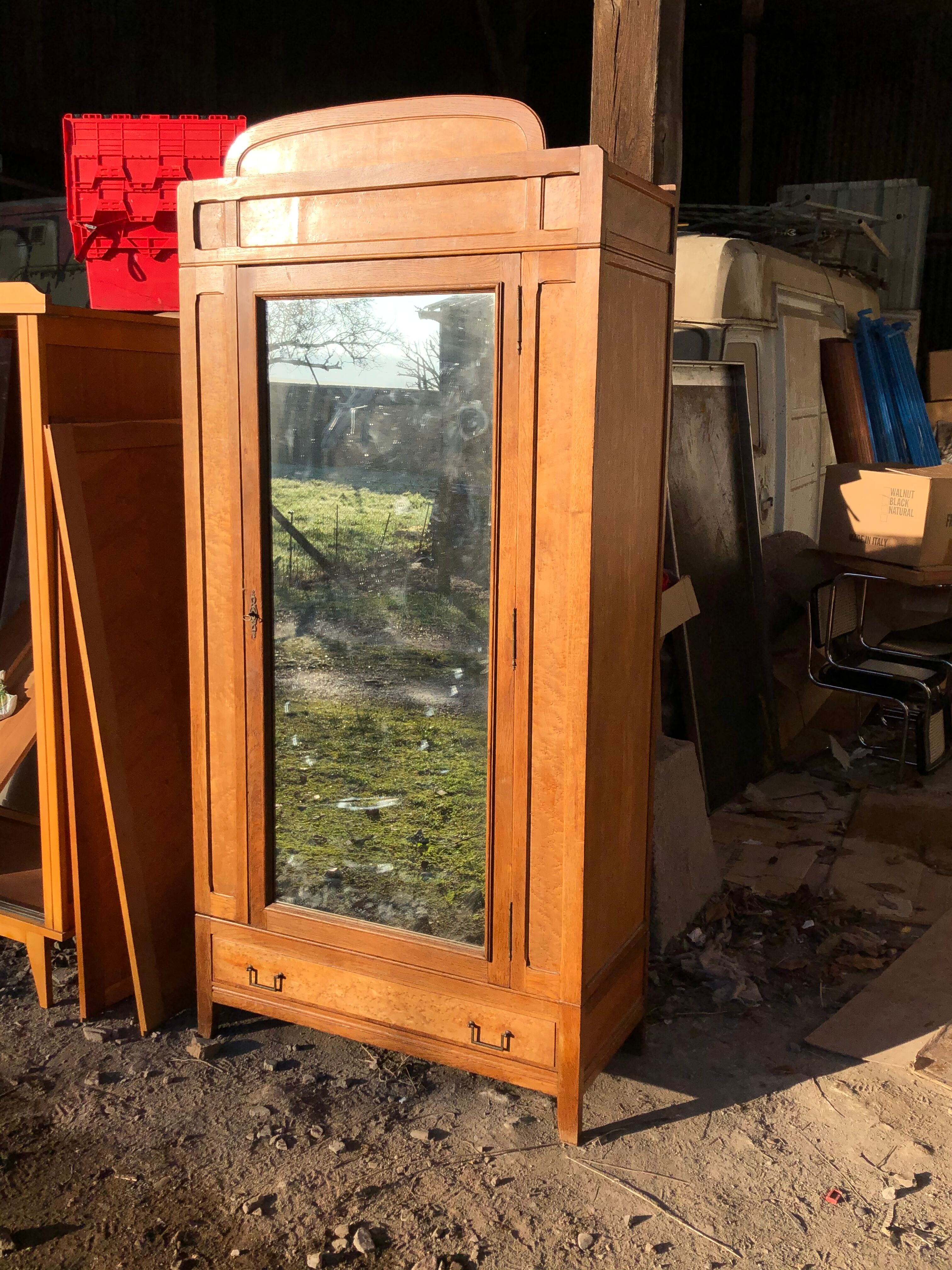 Walnut bramble ice cabinet 1950
