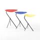 Nesting tables by Michel Buffet model “Knot” modernist French design.