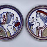Pair of Gualdo Tadino plates